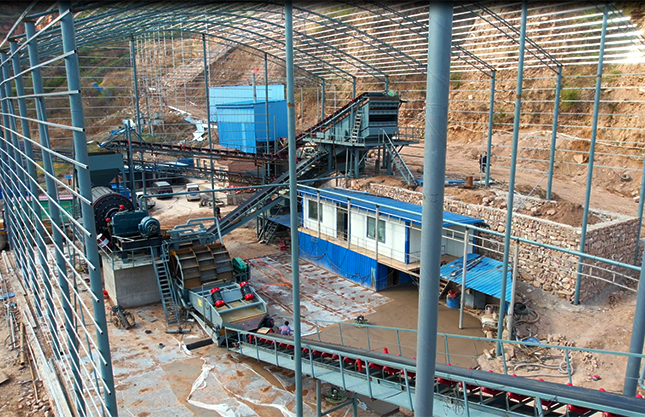 300噸花崗巖制砂生產線